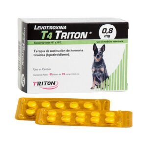 Levotiroxina T4 0.8mg Triton 10 Comprimidos