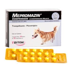 Tranquilizante Mepromazin 10mg 10 Comprimidos