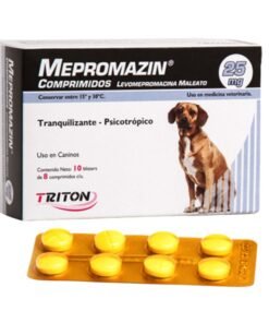 Tranquilizante Mepromazin 25mg 8 Comprimidos