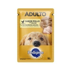 Sobre de Carne en Salsa para Perro Adulto Pedigree Sabor Pollo 100g