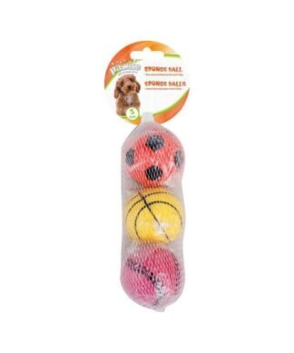 Pack 3 Pelotas de Esponja PAWISE