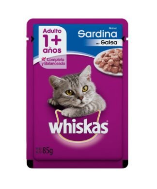 Sobre Sardina en Salsa para Gato Adulto Whiskas 85g