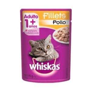 Sobre Pollo en Salsa para Gato Adulto Whiskas 85g