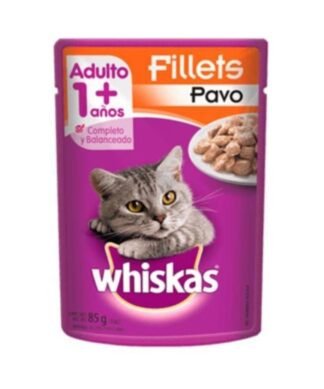 Sobre Pavo en Salsa para Gato Adulto Whiskas 85g