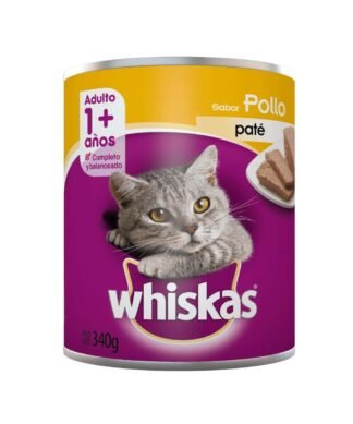 Lata de Paté para Gato Adulto Whiskas Sabor Pollo 340g