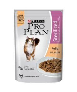 Sobre Pollo en Salsa para Gato Castrado Pro Plan 85g