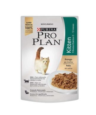 Sobre Pollo en Salsa para Gato Cachorro Pro Plan 85g