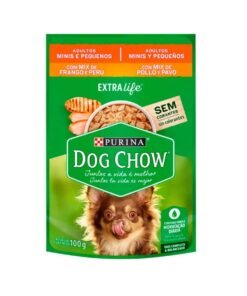 Sobre Mix de Pollo y Pavo para Perro Adulto Raza Pequeña Dog Chow 100g