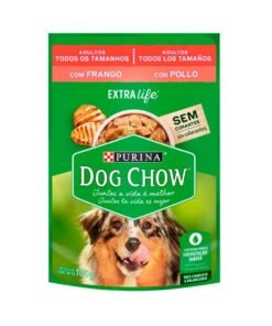 Sobre Pollo en Salsa para Perro Adulto Dog Chow 100g
