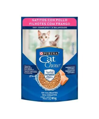 Sobre para Gato Cachorro con Pollo Cat Chow 85g