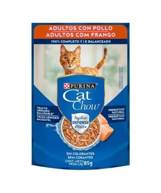 Sobre para Gato Adulto con Pollo Cat Chow 85g