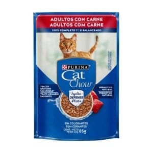 Sobre para Gato Adulto con Carne Cat Chow 85g