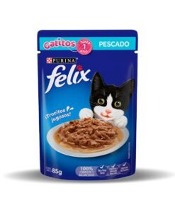 Sobre de Pescado en Salsa para Gatitos Felix Classic 85g