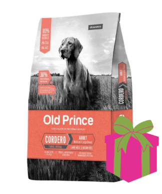 Alimento para Perro Adulto Old Prince Novel Cordero Razas Medianas y Grandes 15kg + 3kg GRATIS