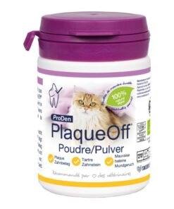Removedor de Sarro Natural PlaqueOff para gatos 40g