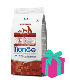 Alimento Monge para perro Adulto Monoproteína Cordero 12kg