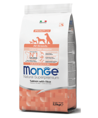 Alimento Monge para perro Cachorro Monoproteína Salmon 2.5kg