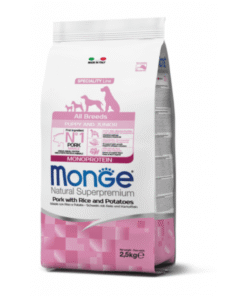 Alimento Monge para perro Cachorro Monoproteína Cerdo 2.5kg