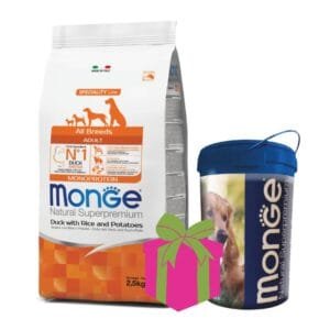 Alimento Monge para perro Adulto Monoproteína Pato 12kg