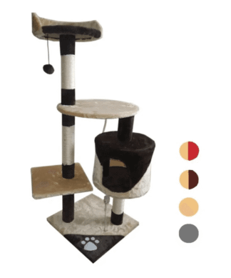 Rascador IMDS5 - 40 x 40 x 110cm - Interactivo con Juguetes – RESERVA