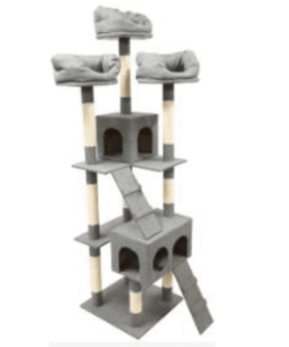 Rascador IMTD12 - 60 x 50 x 175cm - Interactivo con Juguetes – RESERVA