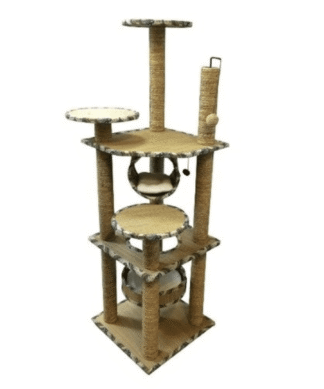Rascador IMTD7 - 45 x 45 x 142cm - Interactivo con Juguetes – RESERVA