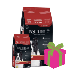 Alimento Equilibrio Adulto Carne 15kg + 3kg + Sombrilla DE REGALO!