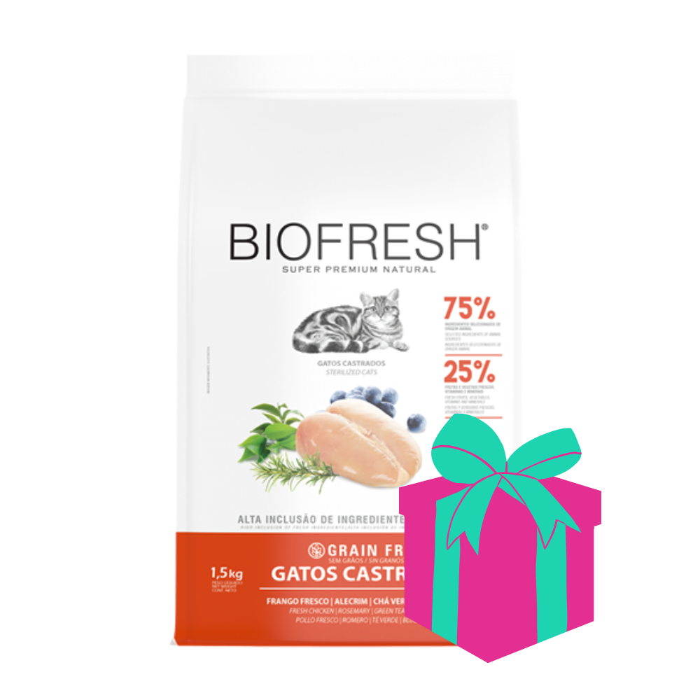 Alimento Biofresh para gato Adulto Castrado Pollo 7.5kg
