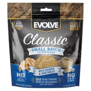 Galletas Horneadas para perro Evolve con Pollo y Vegetales