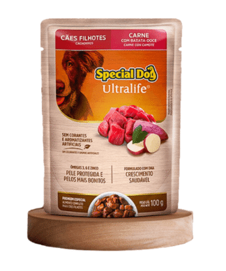 Sachet Special Dog Ultralife para perro Cachorro Sabor Carne 100g