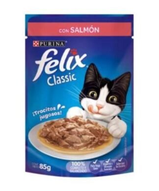 Sobre de Salmon en Salsa para Gato Felix Classic 85g