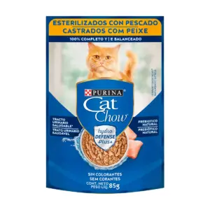 Sobre para Gato Castrado con Pescado Cat Chow 85g