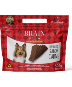 Snack Bifinhos Brain Plus Sabor Carne 500gr