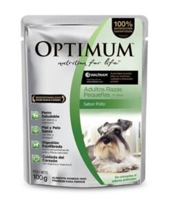 Sobre OPTIMUM Perros Adultos Razas Pequeñas Sabor Pollo 85g
