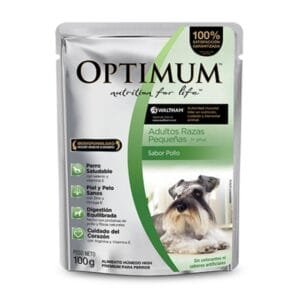 Sobre OPTIMUM Perros Adultos Razas Pequeñas Sabor Pollo 85g