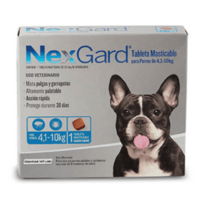 Comprimidos Antipulgas y Garrapatas para perro Nexgard