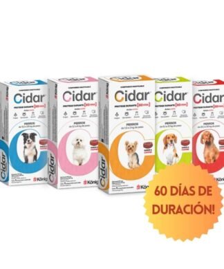 Comprimido Antipulgas y Garrapatas CIDAR para perros y gatos