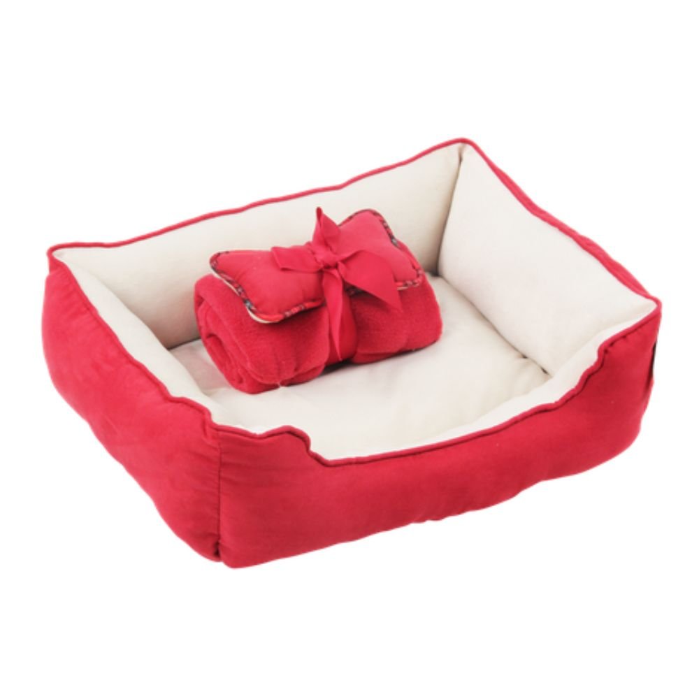 Cama Pawise para perro con Manta y Hueso - Imagen 5