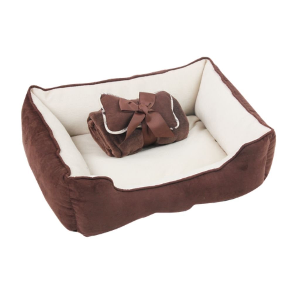 Cama Pawise para perro con Manta y Hueso - Imagen 4