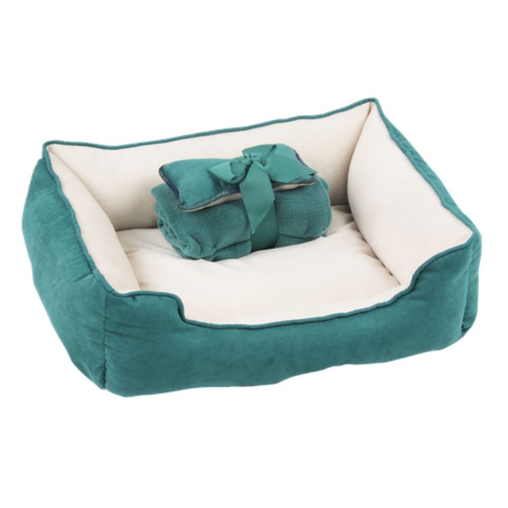 Cama Pawise para perro con Manta y Hueso - Imagen 3