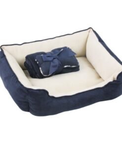 Alternative view of Cama Pawise para perro con Manta y Hueso