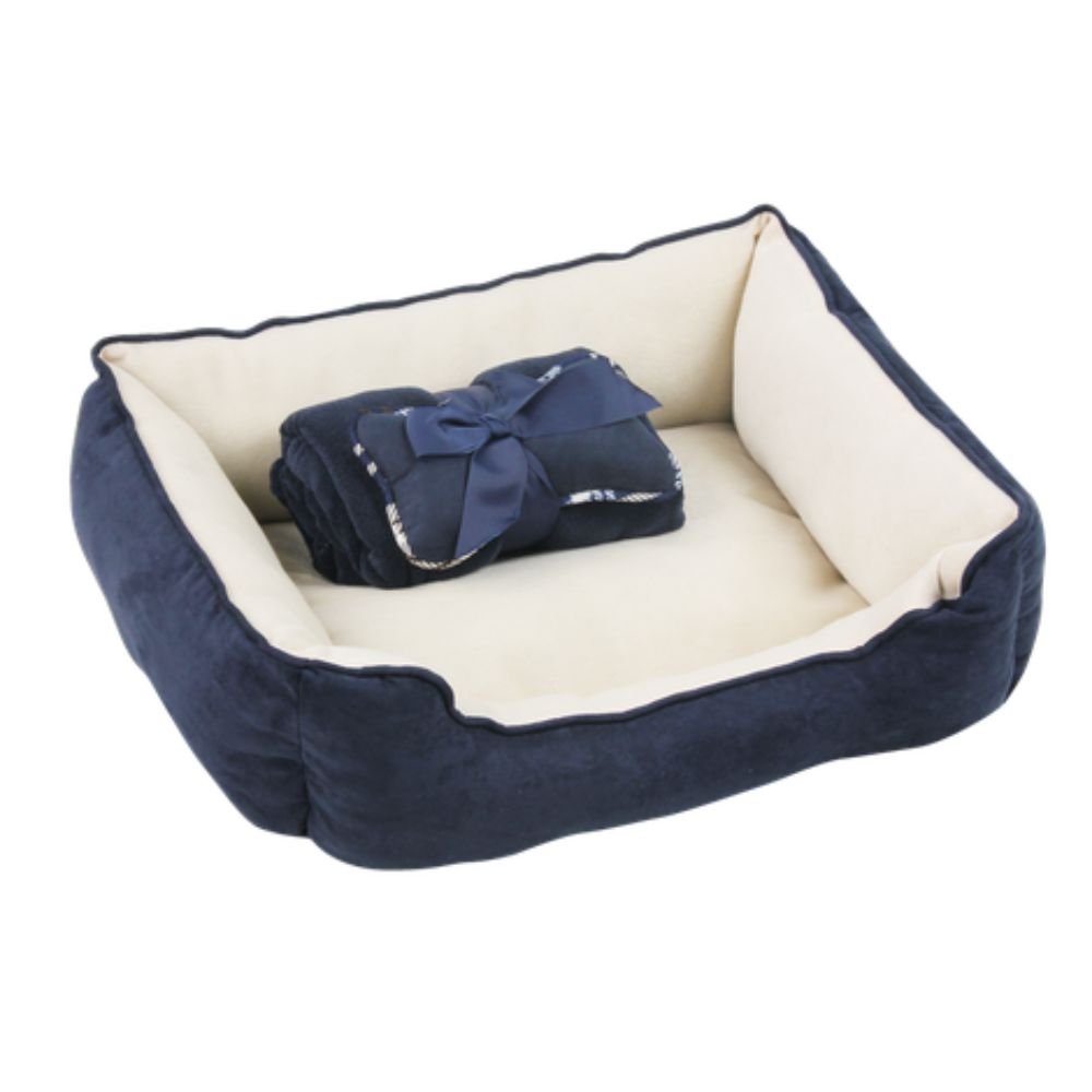 Cama Pawise para perro con Manta y Hueso - Imagen 2