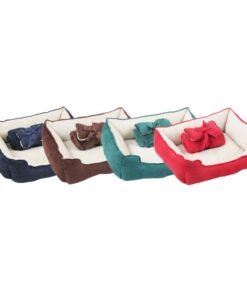 Cama Pawise para perro con Manta y Hueso