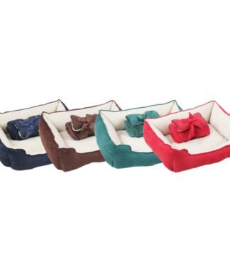 Cama Pawise para perro con Manta y Hueso