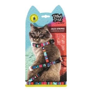 Set de Arnes y Correa ECO para gato MPETS URBANSTYLE