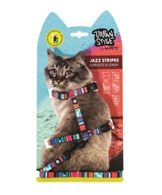 Set de Arnes y Correa ECO para gato MPETS URBANSTYLE