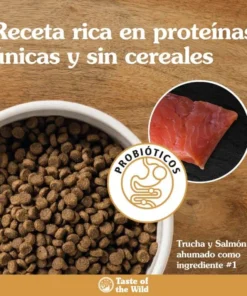 Alternative view of Taste of the Wild Gatos Canyon River con Trucha y Salmón Ahumado Grain Free 2kg