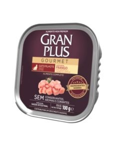 Paté Gran Plus Gatos Cachorro Sabor Pollo 100g