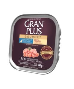 Paté Gran Plus Gatos Adulto Castrado Sabor Pollo 100g