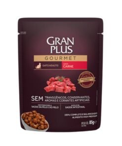 Sachet Gran Plus Gatos Adulto Sabor Carne 85g